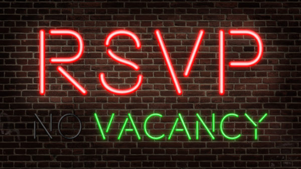 RSVP: No Vacancy