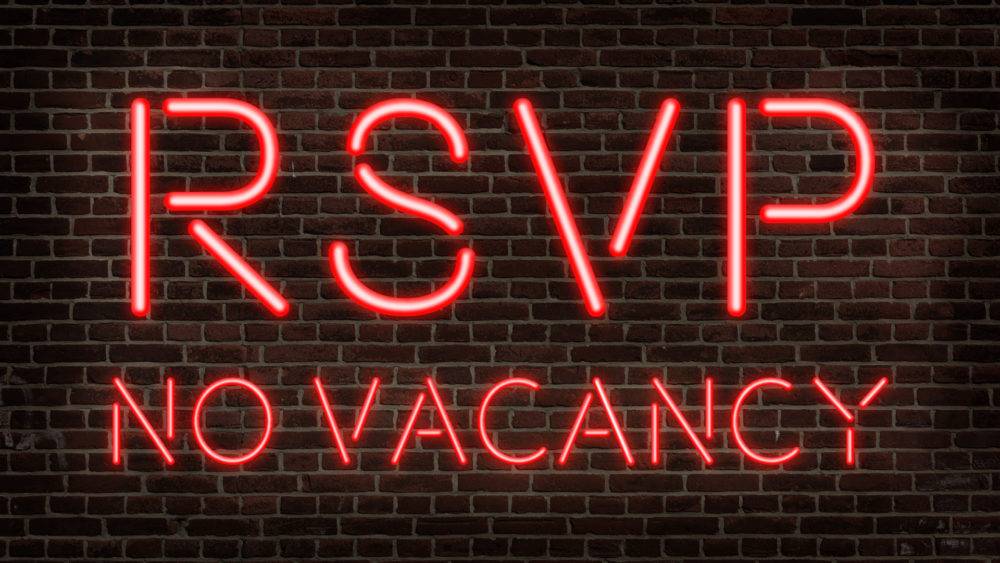RSVP: No Vacancy